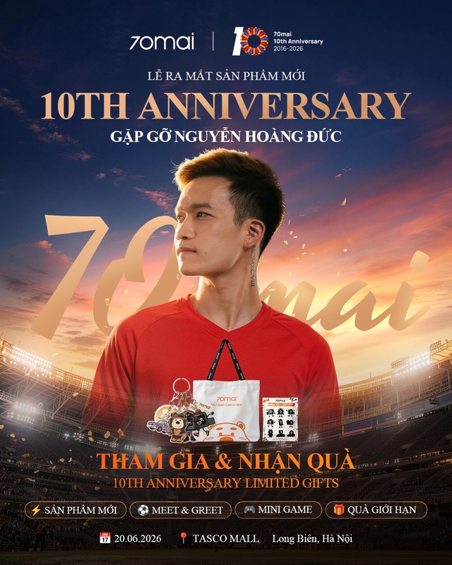 Đánh dấu hành trình 10 năm, 70mai ra mắt A810 Lite cùng chuỗi hoạt động tri ân - Ảnh 1.