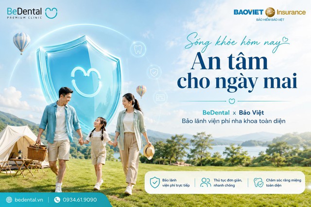 BeDental hợp t&aacute;c Bảo hiểm Bảo Việt: Kh&aacute;ch h&agrave;ng được bảo l&atilde;nh viện ph&iacute; nha khoa 100% - Ảnh 1.
