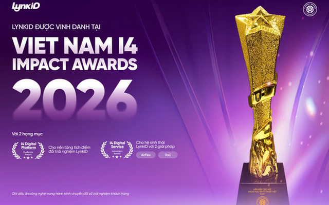 LynkiD nhận c&uacute; đ&uacute;p giải thưởng tại Viet Nam I4 Impact Awards 2026- Ảnh 1.