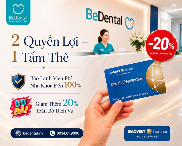 BeDental hợp t&aacute;c Bảo hiểm Bảo Việt: Kh&aacute;ch h&agrave;ng được bảo l&atilde;nh viện ph&iacute; nha khoa 100% - Ảnh 5.