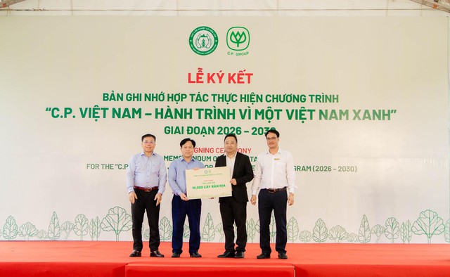 Lộ trình 3 triệu cây xanh trong mục tiêu Net Zero của C.P. Việt Nam- Ảnh 2.