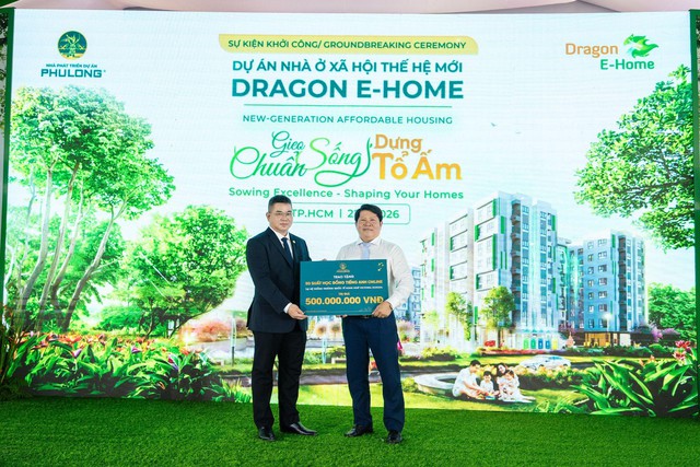 Khởi công dự án Dragon E-Home: Thêm cơ hội mua nhà cho người lao động TP. Hồ Chí Minh - Ảnh 4.
