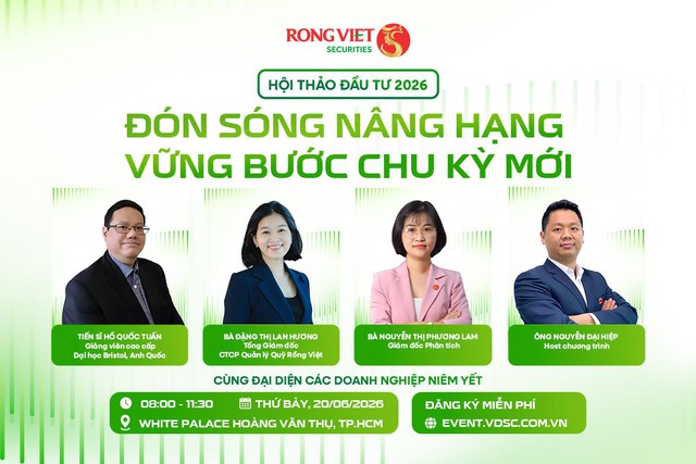 Chứng khoán Rồng Việt tổ chức Hội thảo: “Đón sóng nâng hạng – Vững bước chu kỳ mới”- Ảnh 1.