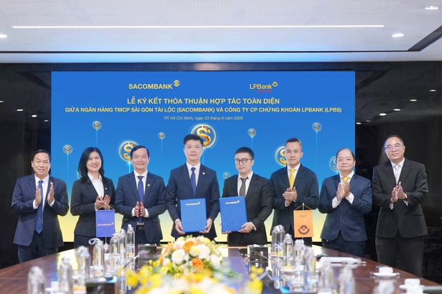 SACOMBANK và LPBS ký kết hợp tác toàn diện, gia tăng tiện ích và trải nghiệm cho khách hàng- Ảnh 1.