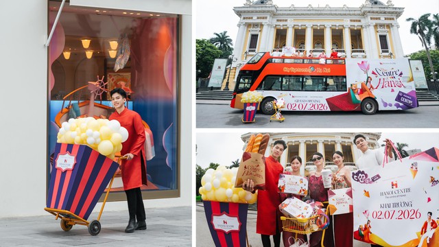 Hanoi Centre bất ngờ "thay áo", loạt động tĩnh hoành tráng khiến người dân thủ đô tò mò- Ảnh 1.