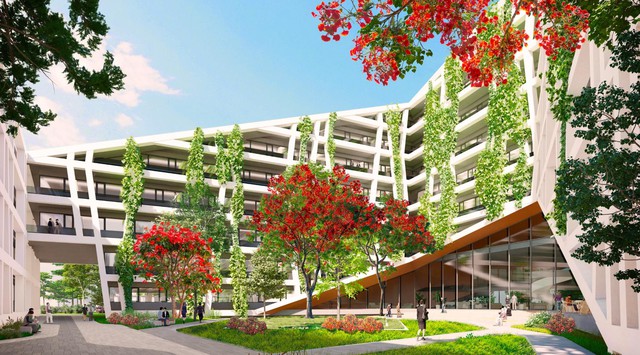 FPT Campus Hanoi: Nghệ thuật tái biên dịch không gian công nghệ tương lai- Ảnh 1.