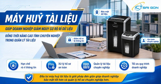 ICT Sài Gòn đồng hành cùng doanh nghiệp với giải pháp thiết bị văn phòng an toàn- Ảnh 1.