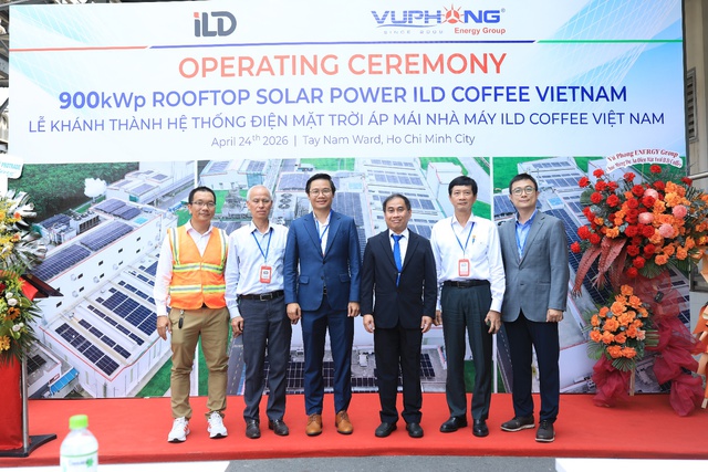 Vũ Phong Energy Group và iLD Coffee Việt Nam khánh thành hệ thống điện mặt trời- Ảnh 1.