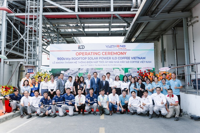 Vũ Phong Energy Group và iLD Coffee Việt Nam khánh thành hệ thống điện mặt trời- Ảnh 3.