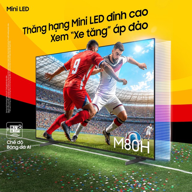 Samsung khiến người h&acirc;m mộ World Cup nức l&ograve;ng với loạt c&ocirc;ng nghệ AI đỉnh cao tr&ecirc;n AI TV- Ảnh 1.