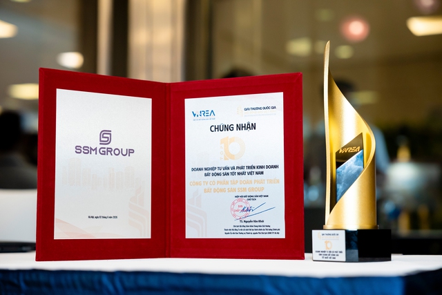 SSM Group được vinh danh tại Giải thưởng Quốc gia Bất động sản Việt Nam - Ảnh 1.