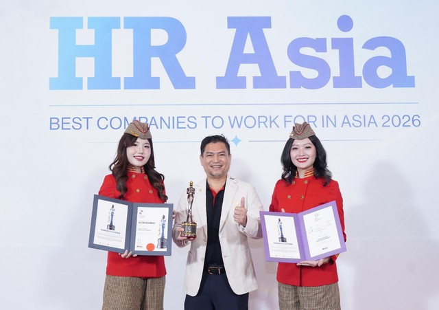 Vietjet khẳng định sức hút môi trường làm việc quốc tế tại HR Asia Awards 2026- Ảnh 1.