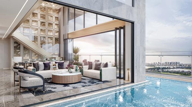 Nghệ thuật kiến tạo Sky Villas độc bản với riêng tư và gắn kết song hành tại Noble Crystal Long Bien WorldHotels Residences- Ảnh 1.