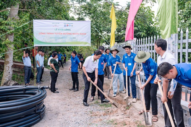 Tiền Phong Nam đồng hành Chiến dịch Mùa hè Xanh, xây dựng công trình nước sạch tại Đồng Tháp- Ảnh 2.