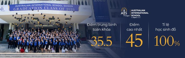 AIS Saigon lập kỷ lục thành tích IB với hai học sinh đạt điểm tuyệt đối, đánh dấu cộc mốc mới trong hành trình 20 năm phát triển - Ảnh 1.