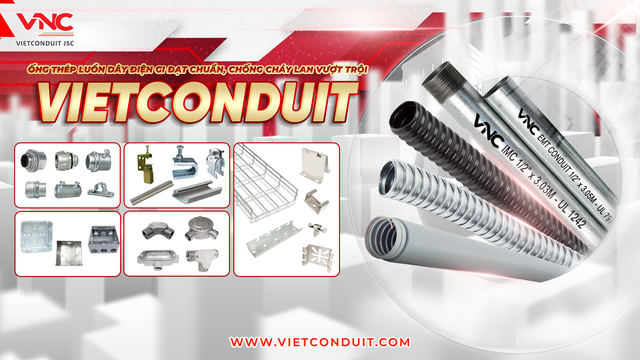 Ống thép luồn dây điện IMC Vietconduit – Giải pháp đạt chuẩn thay thế hàng nhập khẩu- Ảnh 1.