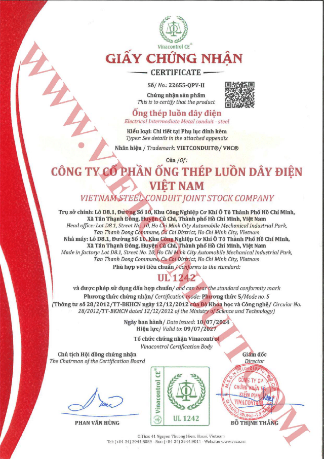 Ống thép luồn dây điện IMC Vietconduit – Giải pháp đạt chuẩn thay thế hàng nhập khẩu- Ảnh 2.