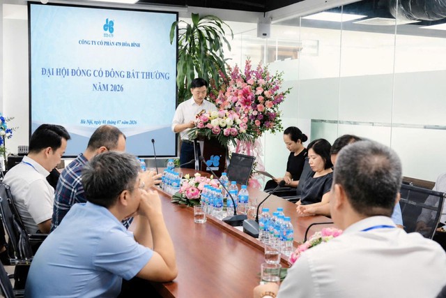 Công ty Cổ phần 479 Hoà Bình tổ chức ĐHĐCĐ bất thường, triển khai chương trình tái cấu trúc- Ảnh 1.