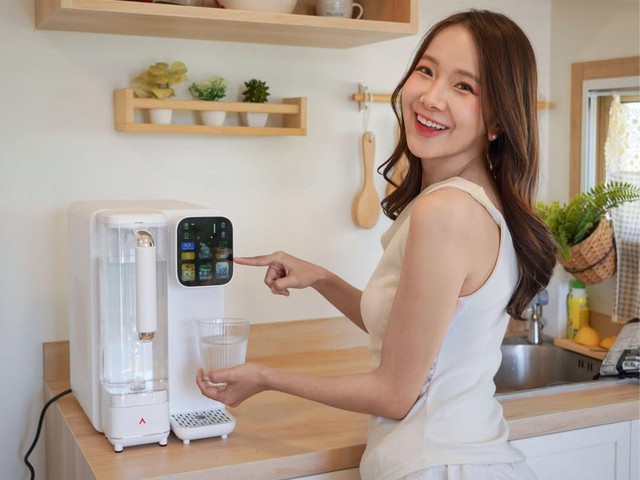 Đưa c&ocirc;ng nghệ v&agrave;o kh&ocirc;ng gian bếp: ANJIER g&acirc;y ấn tượng với m&aacute;y lọc nước cao cấp - Ảnh 1.