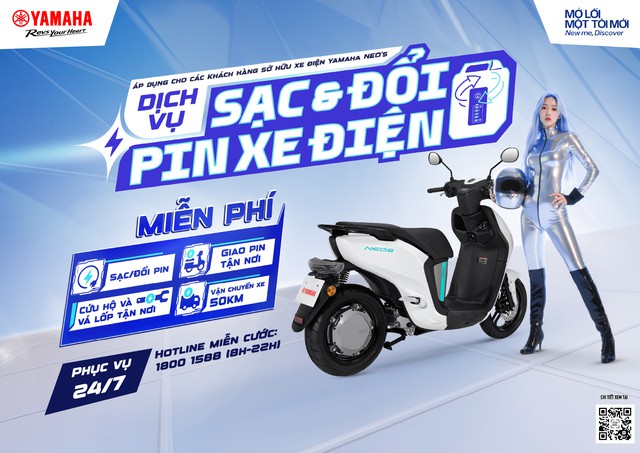 Yamaha NEO’s nâng cấp trải nghiệm sống xanh với dịch vụ 24/7 toàn diện - Ảnh 1.