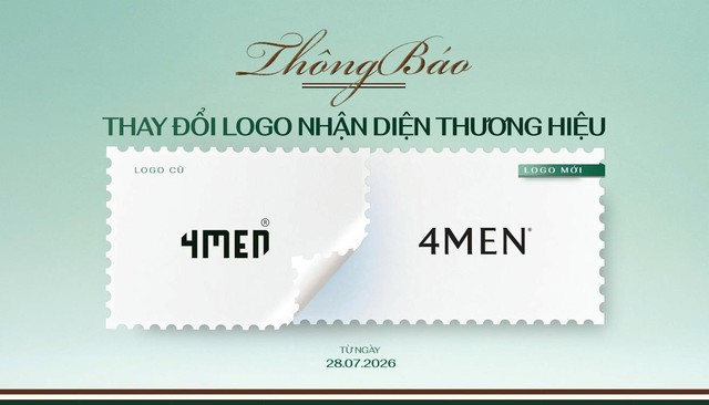 4MEN đổi nhận diện thương hiệu - ra mắt Signature Stripe dấu ấn của người đàn ông hiện đại- Ảnh 1.