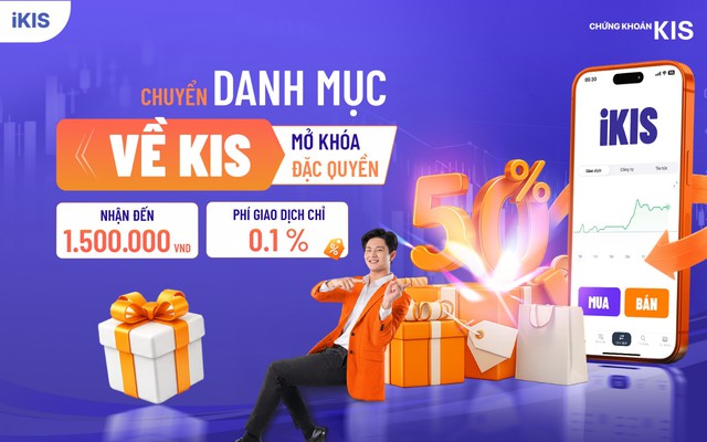 Chuyển danh mục sang KIS, nhận tới 1,5 triệu đồng và phí chỉ 0,1%- Ảnh 1.
