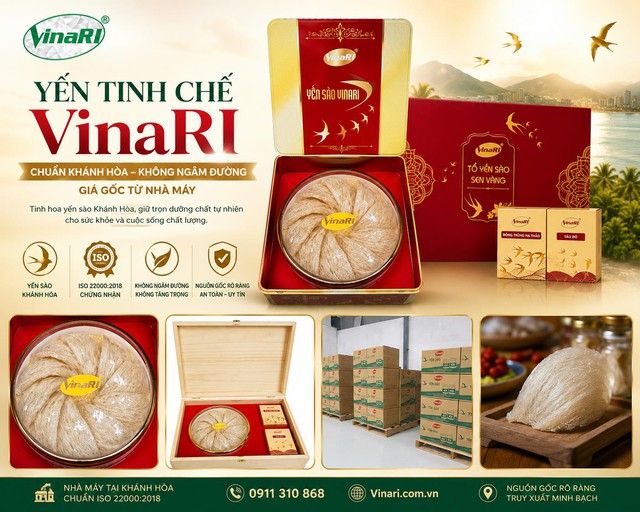 Yến tinh chế VinaRI: Chuẩn Khánh Hòa, giá gốc nhà máy- Ảnh 3.