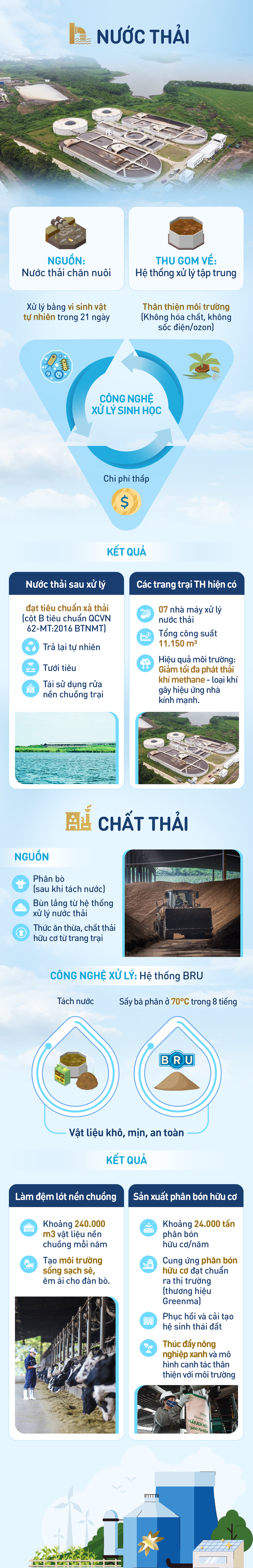Biến chất thải thành vàng tại Cụm trang trại bò sữa quy mô hàng đầu thế giới - Ảnh 1.
