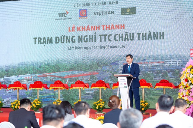 Khánh thành Trạm dừng nghỉ TTC Châu Thành trên tuyến cao tốc Vĩnh Hảo – Phan Thiết- Ảnh 1.