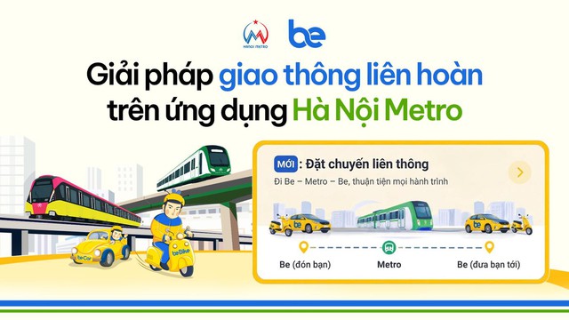 Be Group tiên phong tích hợp Metro, hiện thực hóa mô hình MaaS tại Việt Nam- Ảnh 1.