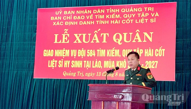 Đưa anh hùng về với đất mẹ: Tỉnh Quảng Trị xuất quân tìm kiếm, quy tập hài cốt liệt sĩ hy sinh tại Lào mùa khô 2026 - 2027 - Ảnh 1.