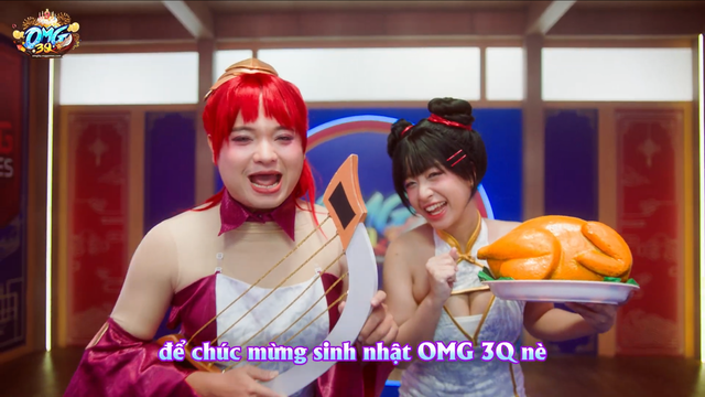 Chị Ca Nô hóa Anh Nhi cực chấn động, cùng Tiktoker Lạnh Lùng Nhất Tiktok "quẩy" hết mình trong TVC sinh nhật 9 tuổi OMG 3Q- Ảnh 1.