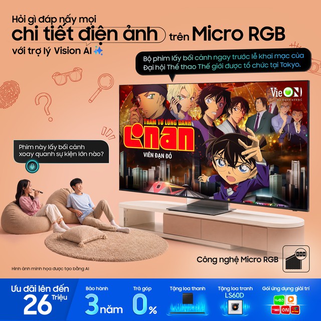 Xem phim c&ugrave;ng trợ l&yacute; AI tr&ecirc;n Samsung AI TV, trải nghiệm tương t&aacute;c đa chiều th&uacute; vị - Ảnh 2.
