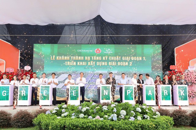 Tập đoàn CNCTech khánh thành hạ tầng giai đoạn 1 KCN Nam Bình Xuyên Green Park gần 300 ha tại Phú Thọ- Ảnh 1.