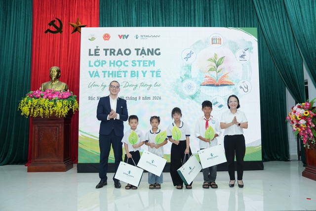 Stavian triển khai dự án “Ươm hy vọng – Dựng tương lai” tại Bắc Ninh- Ảnh 1.
