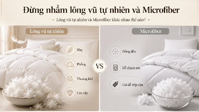 Vì sao chăn lông vũ ngày càng được khách sạn cao cấp và gia đinh ưa chuông?- Ảnh 1.
