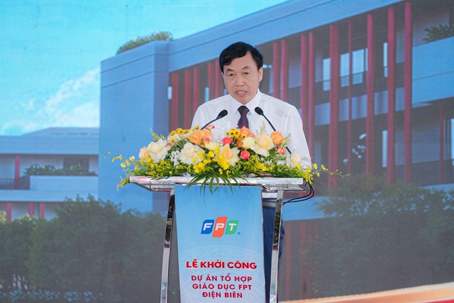 FPT khởi công tổ hợp giáo dục, góp sức xã hội hóa giáo dục tại Điện Biên - Ảnh 1.
