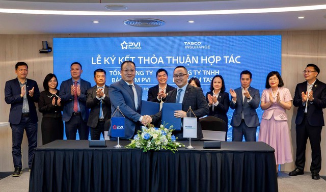 ‏Tasco hợp tác đa lĩnh vực cùng Bảo hiểm PVI, mở rộng giá trị cho khách hàng trong hệ sinh thái ô tô‏- Ảnh 1.
