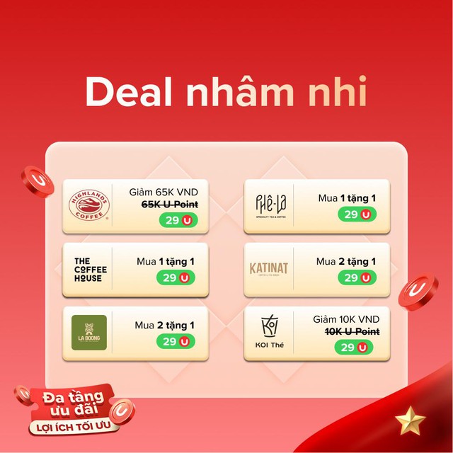 Techcombank OneU tung Mega Deal "Tuần lễ Tự hào", đổi loạt ưu đãi chỉ với 29 U-Point- Ảnh 1.