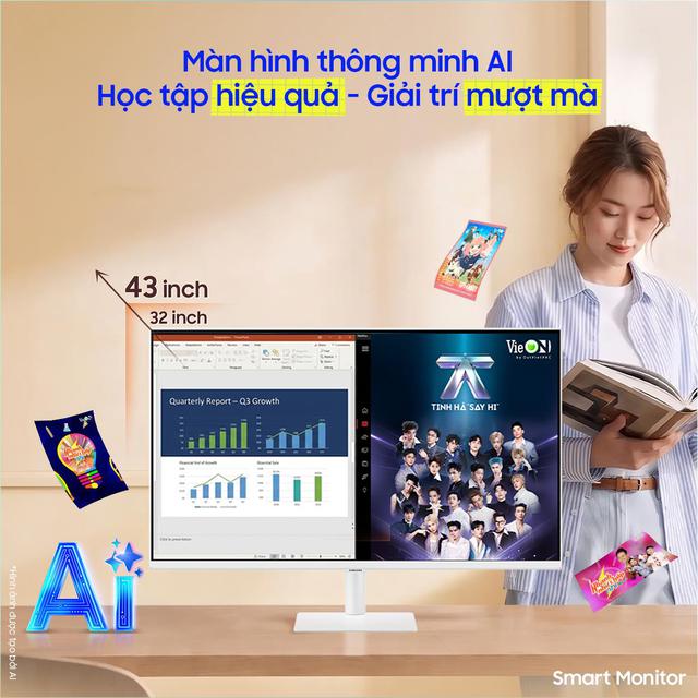 Bộ đôi màn hình "học hết sức, chơi hết mình" cho Gen Z đa nhiệm- Ảnh 4.