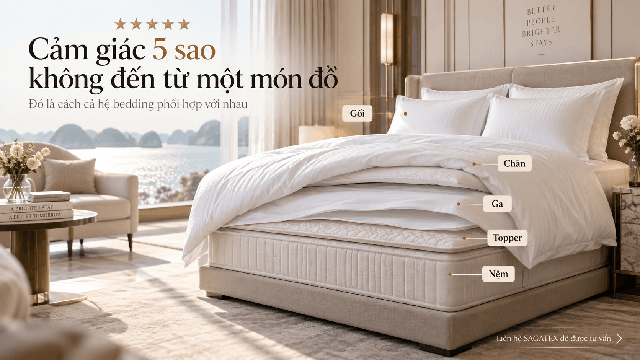 SAGATEX: Hơn 25 năm đưa trải nghiệm chăn ga gối đệm kh&aacute;ch sạn 5 sao đến gia đ&igrave;nh Việt - Ảnh 2.