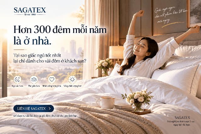 SAGATEX: Hơn 25 năm đưa trải nghiệm chăn ga gối đệm kh&aacute;ch sạn 5 sao đến gia đ&igrave;nh Việt - Ảnh 4.