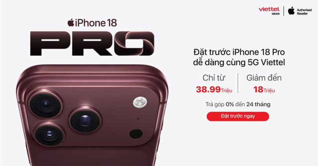 Lên đời iPhone 18 Pro series, khách hàng có thể tối ưu chi phí đến 18 triệu đồng tại Viettel Store - Ảnh 1.