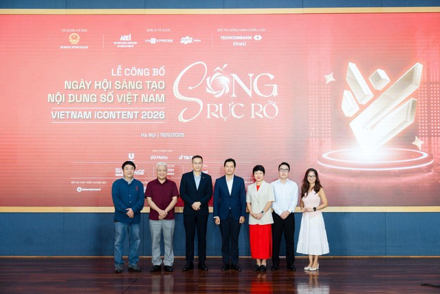 ‏Techcombank là nhà đồng hành chiến lược “Ngày hội sáng tạo nội dung số Việt Nam 2026”‏ - Ảnh 2.