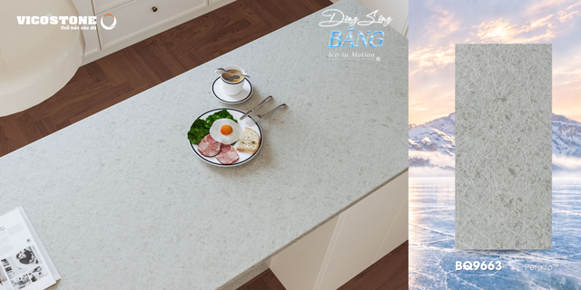 VICOSTONE® Dòng Sông Băng: Đưa thiên nhiên vào không gian sống đậm chất riêng- Ảnh 4.