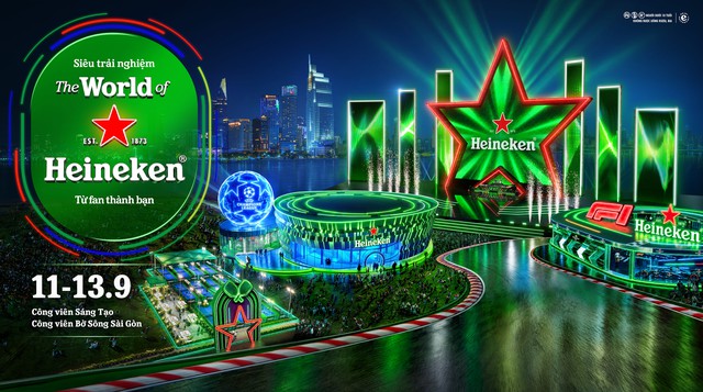 “The World Of Heineken®” - Siêu trải nghiệm nơi Bóng đá, F1®, Pickleball và Âm nhạc cùng hội tụ- Ảnh 1.