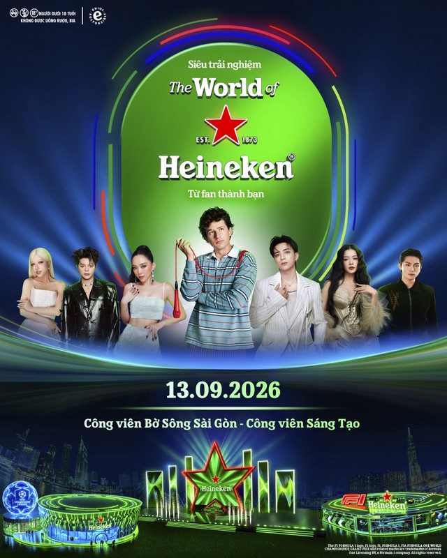 “The World Of Heineken®” - Siêu trải nghiệm nơi Bóng đá, F1®, Pickleball và Âm nhạc cùng hội tụ- Ảnh 2.