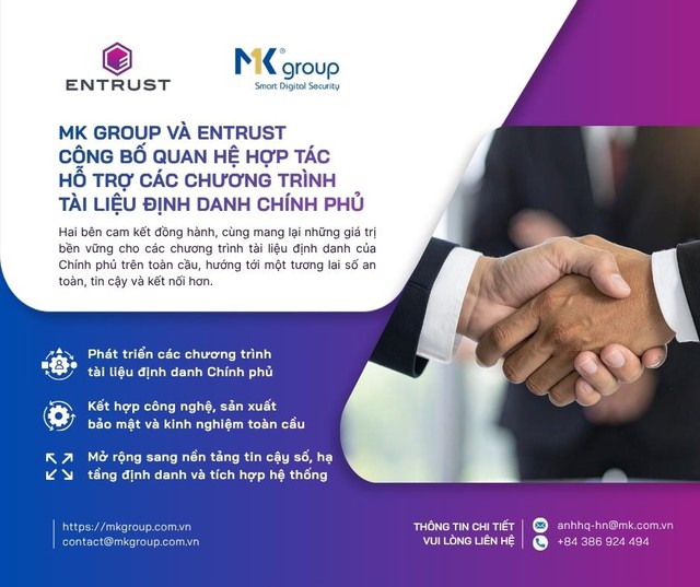 Entrust và MK Group công bố hợp tác hỗ trợ các chương trình định danh chính phủ- Ảnh 1.