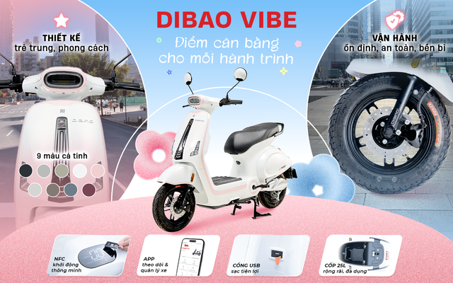 ‏Phái đẹp cần gì ở một mẫu xe điện mới? DIBAO mang đến câu trả lời với DIBAO Vibe‏ - Ảnh 2.