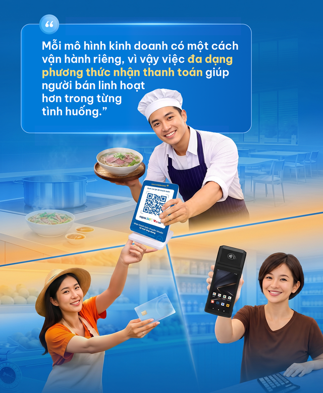 ‏Điện thoại trong tay, linh hoạt nhận thanh toán cùng SACOMBANK PAY - Ảnh 1.